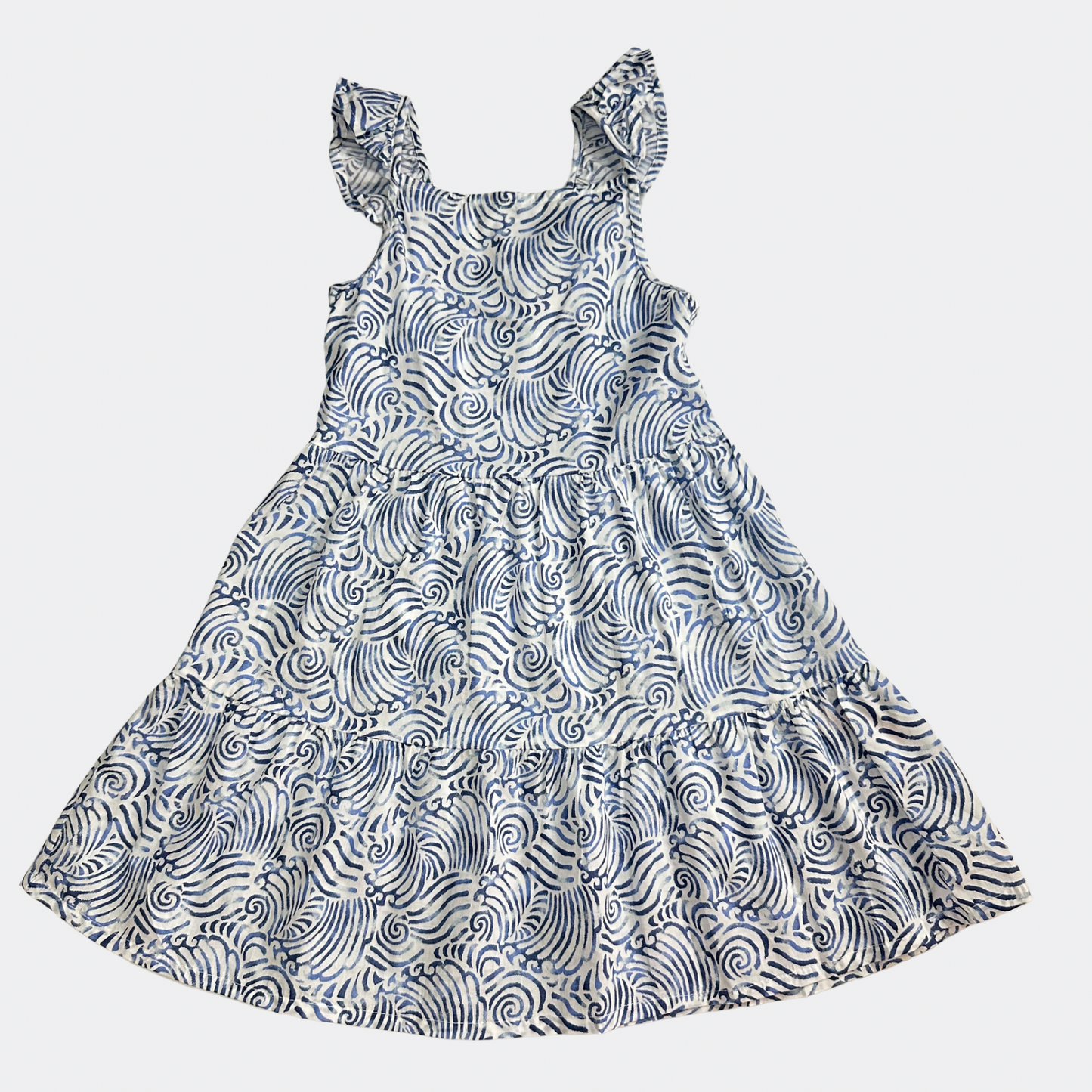 Vestido azul olas Primark