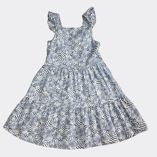 Vestido azul olas Primark