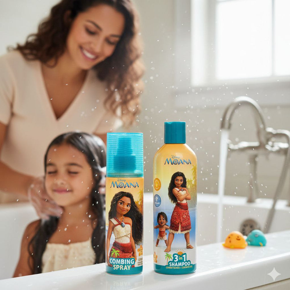 SET DE SHAMPOO Y SPRAY DESENREDADOR MOANA