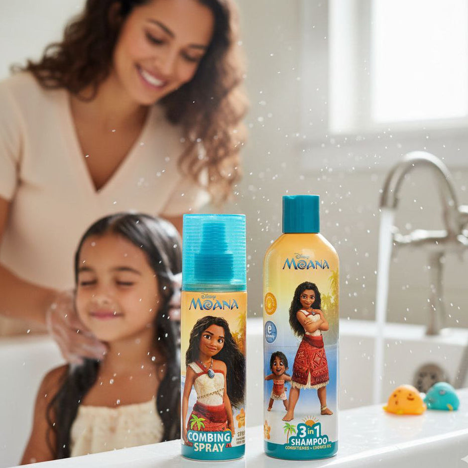 SET DE SHAMPOO Y SPRAY DESENREDADOR MOANA