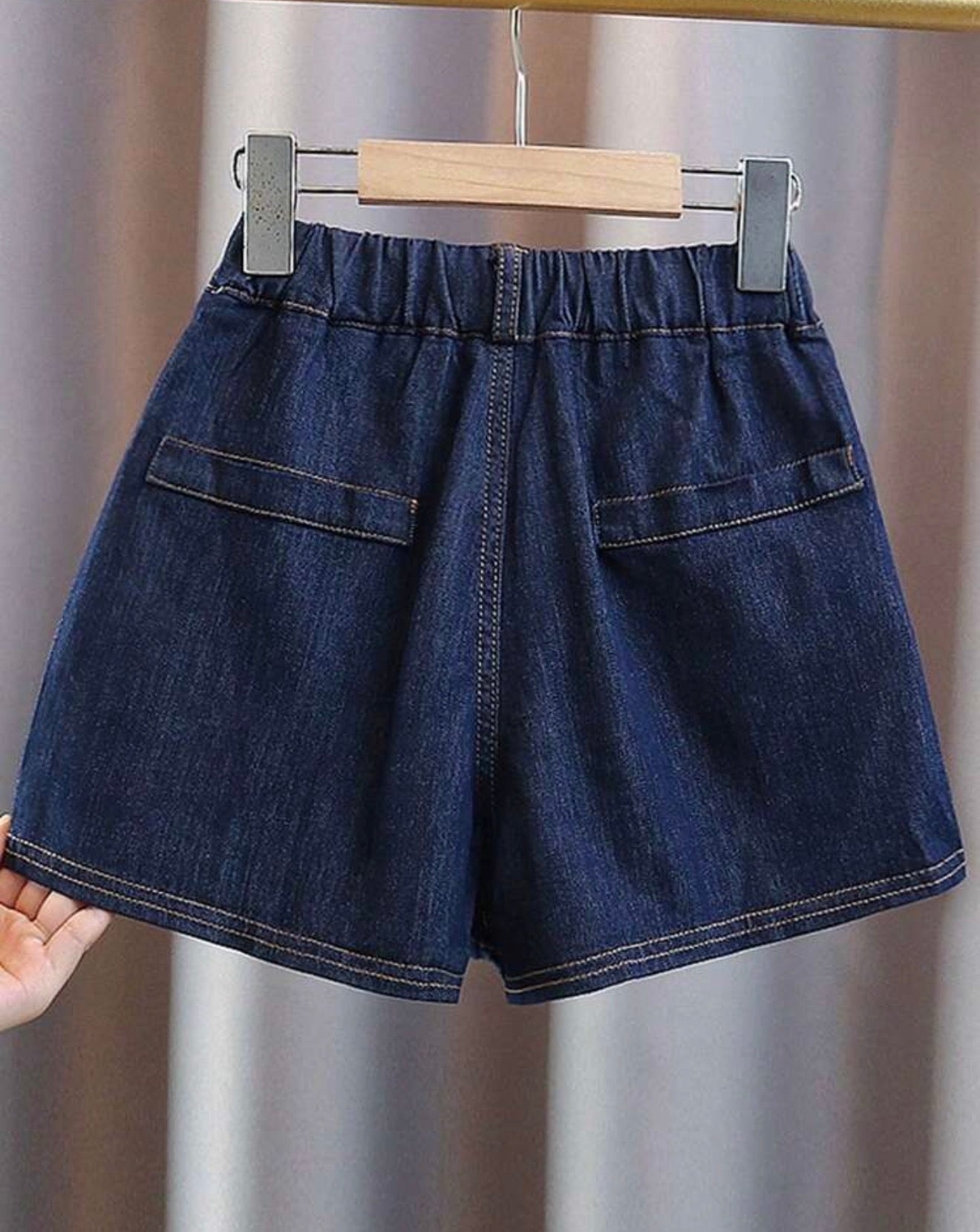 FALDA SHORT DENIM NIÑA GRANDE 7-12