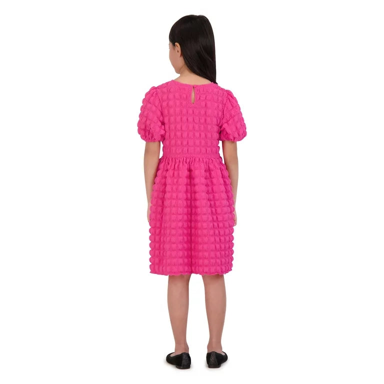 Vestido 'Popcorn' Rosado