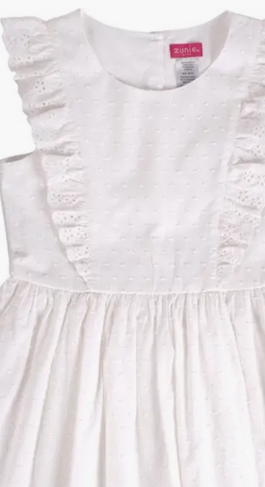 Vestido blanco algodón