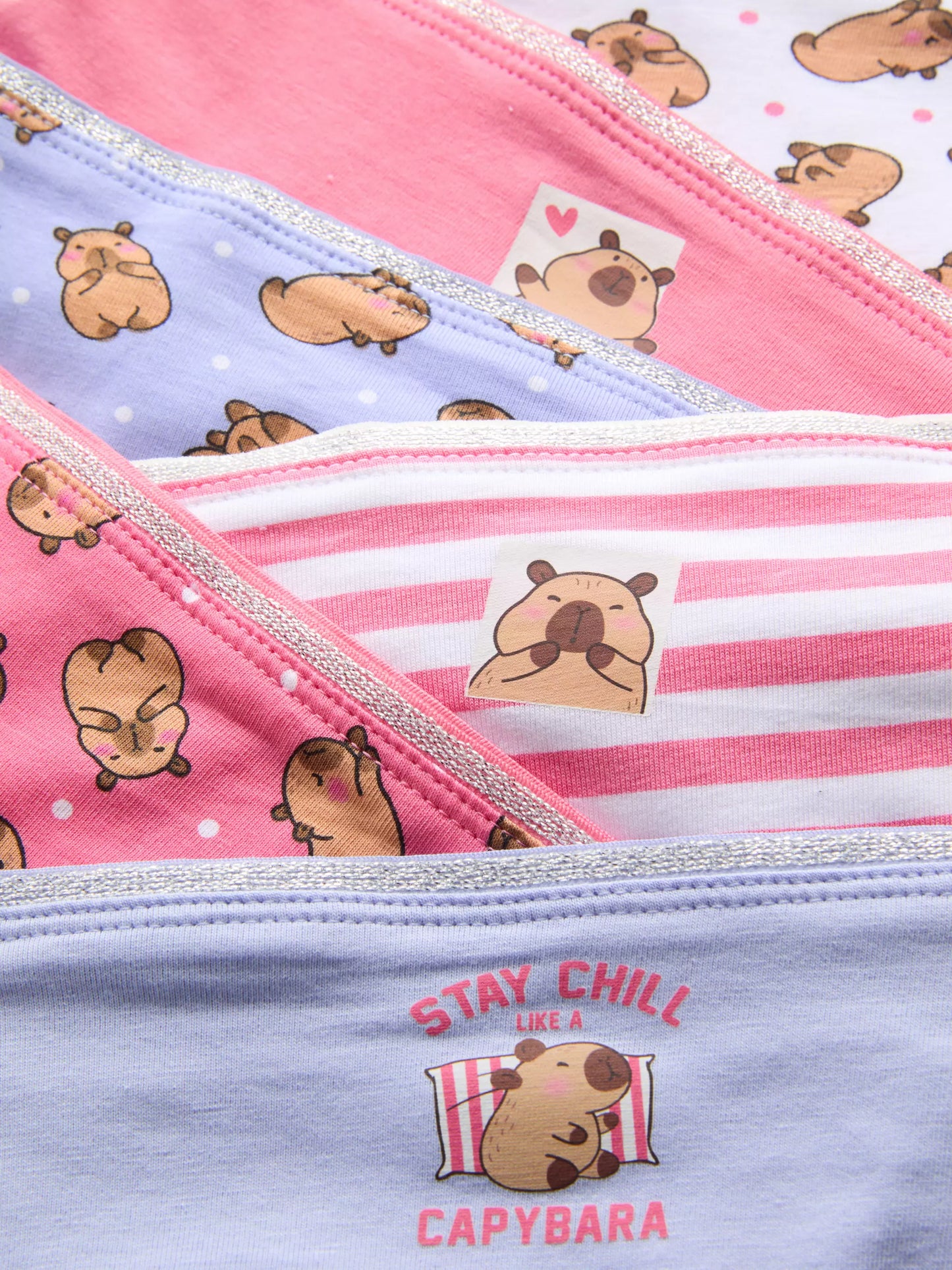 PAQUETE DE 7 PANTIES CAPIBARA