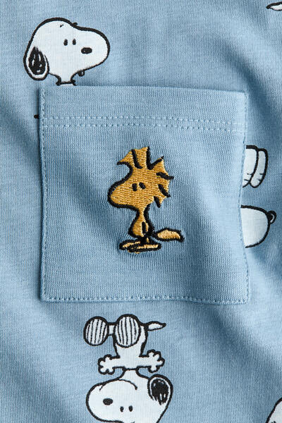 CAMISETA AZUL SNOOPY