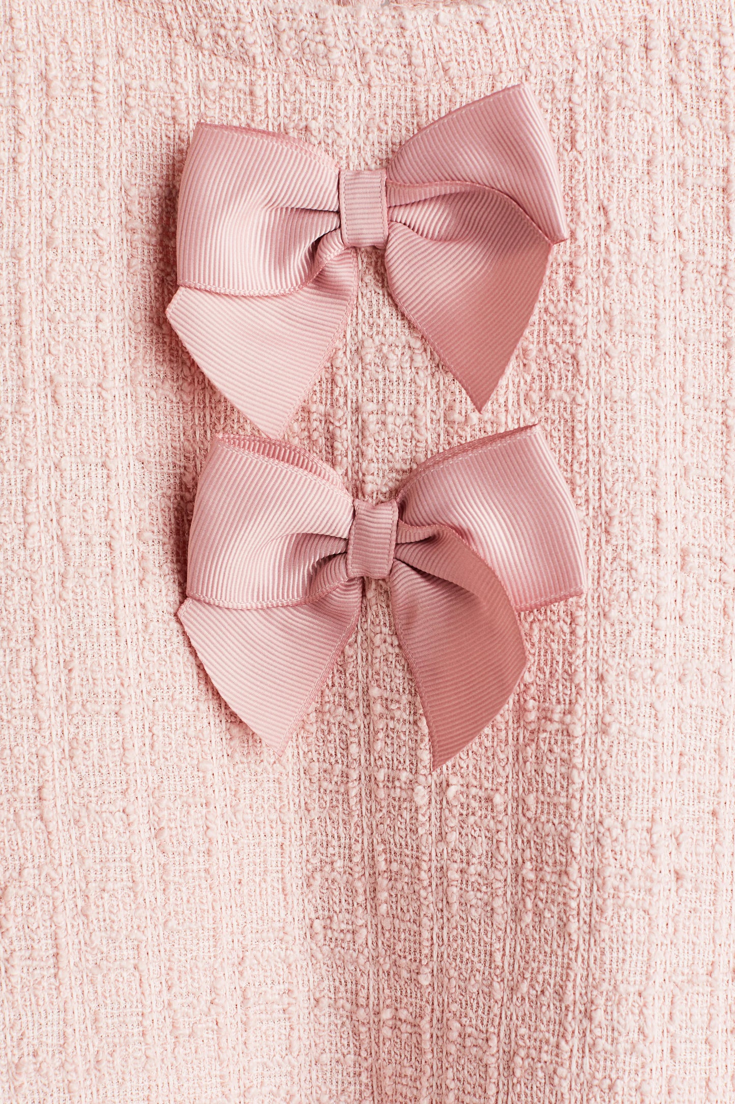 Vestido Tweed chongos Rosa hm