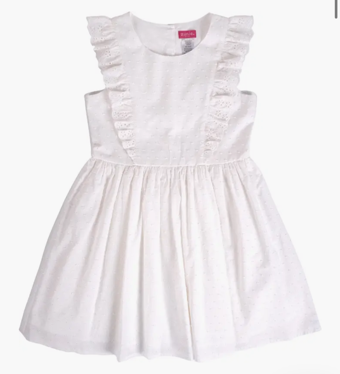 Vestido blanco algodón