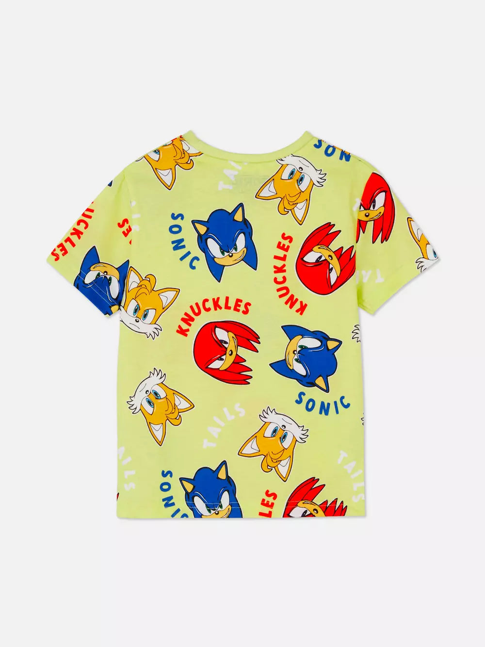 Camiseta Sonic Amarilla