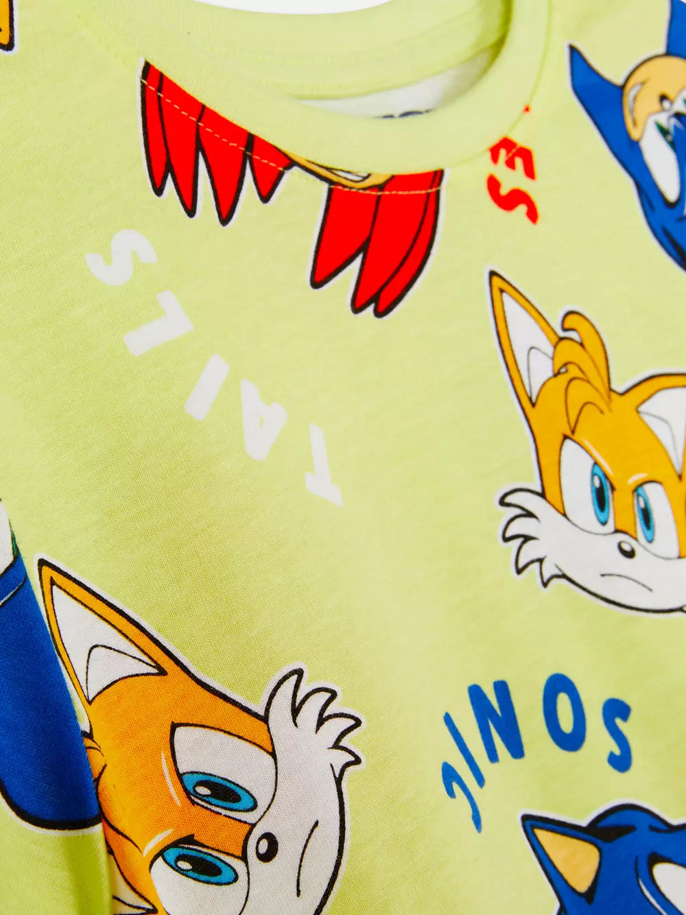 Camiseta Sonic Amarilla