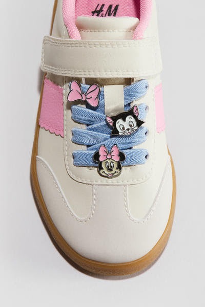 TENIS CASUALES BEIGE Y ROSA MINNIE H&M