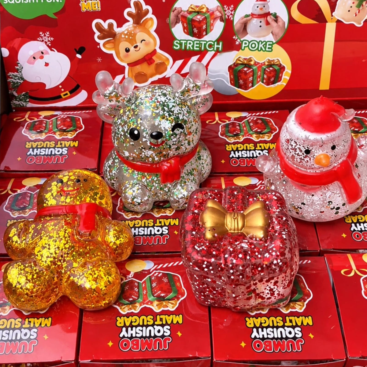 SQUISHYS DE PERSONAJES NAVIDEÑOS
