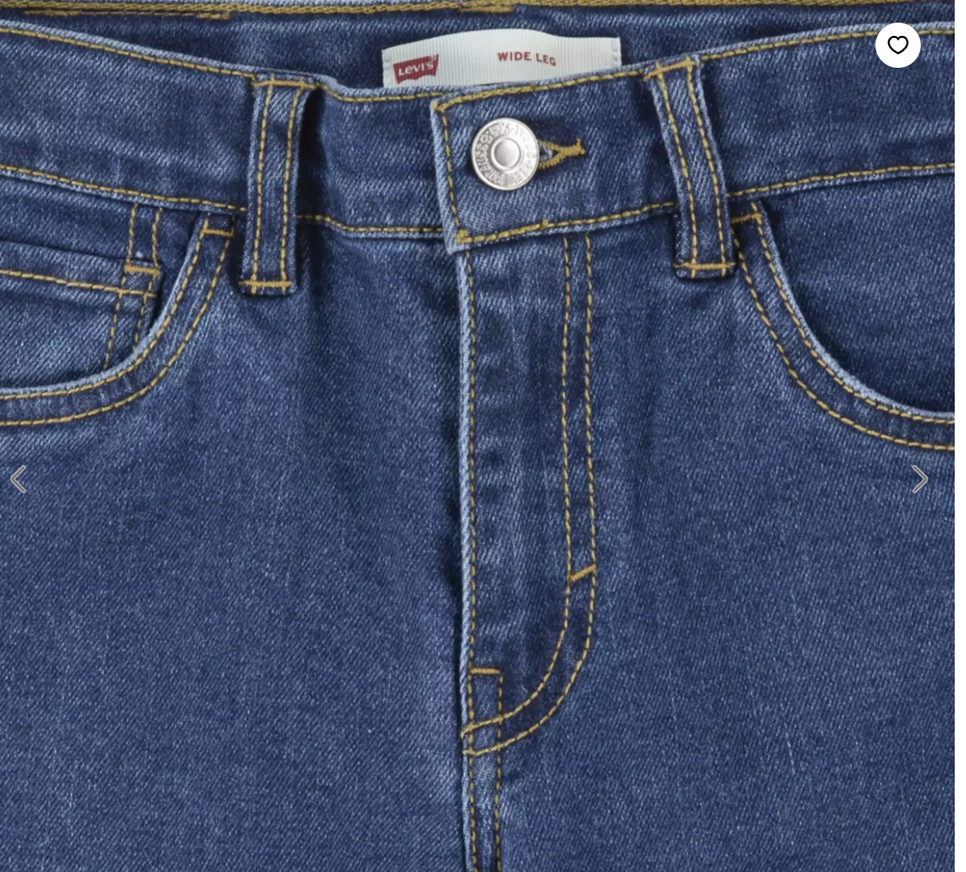 Jean Levis niña wide leg
