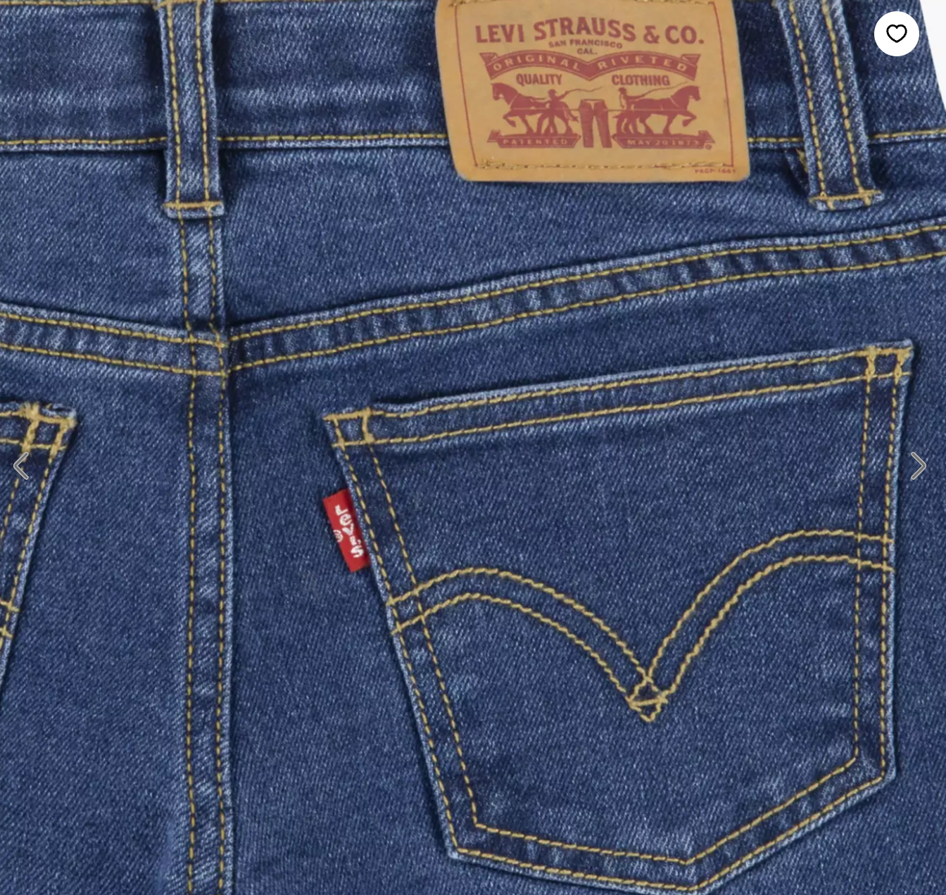 Jean Levis niña wide leg