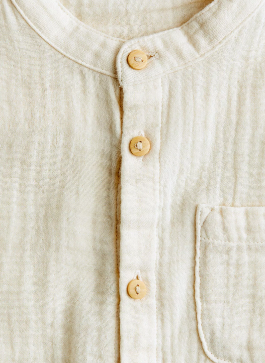 Camisa de Botones Blanca