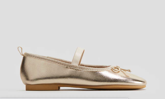 Flats Doradas Lisas HYM