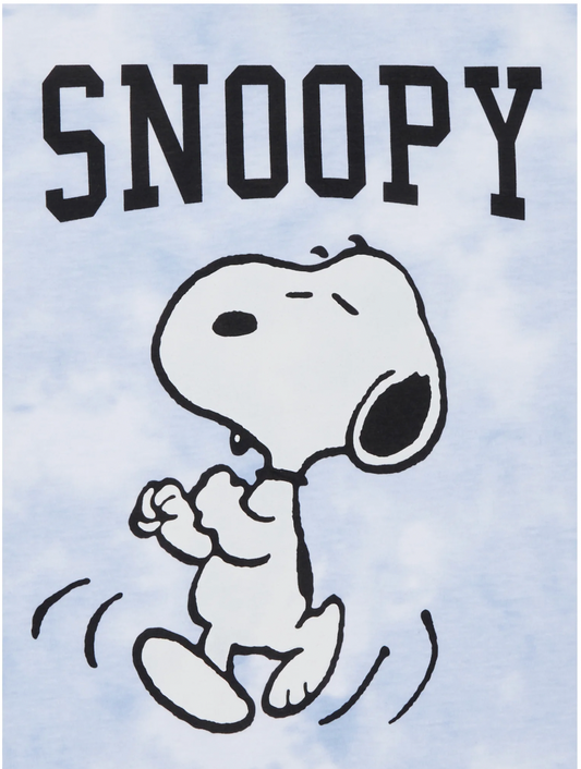 CAMISETA SNOOPY CELESTE