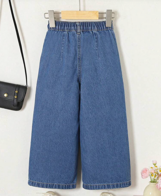 Jean Ancho denim niñas