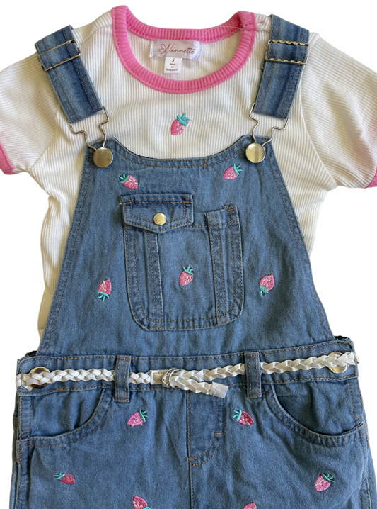 Conjunto Overol Short Fresitas