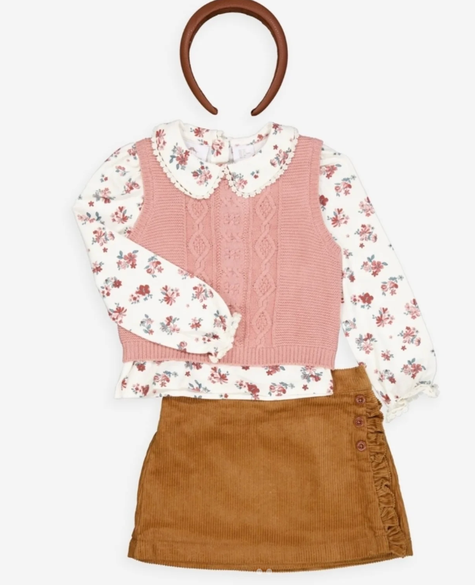 Conjunto falda 4 piezas