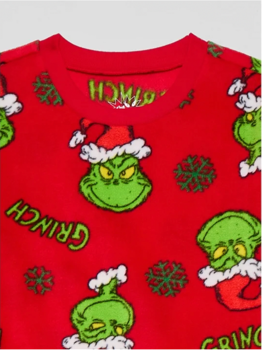PIJAMA GRINCH ROJA UNISEX