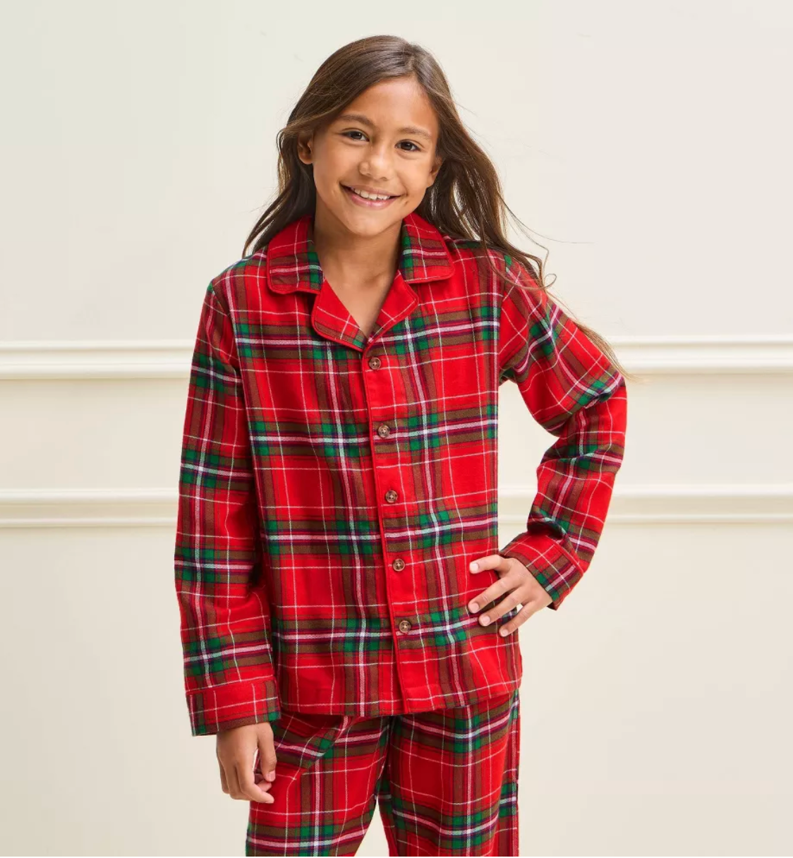PIJAMA NAVIDAD CUADRICULADA CLASICA PLAID UNISEX