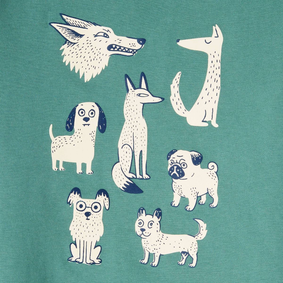 CAMISETA VERDE ANIMALITOS