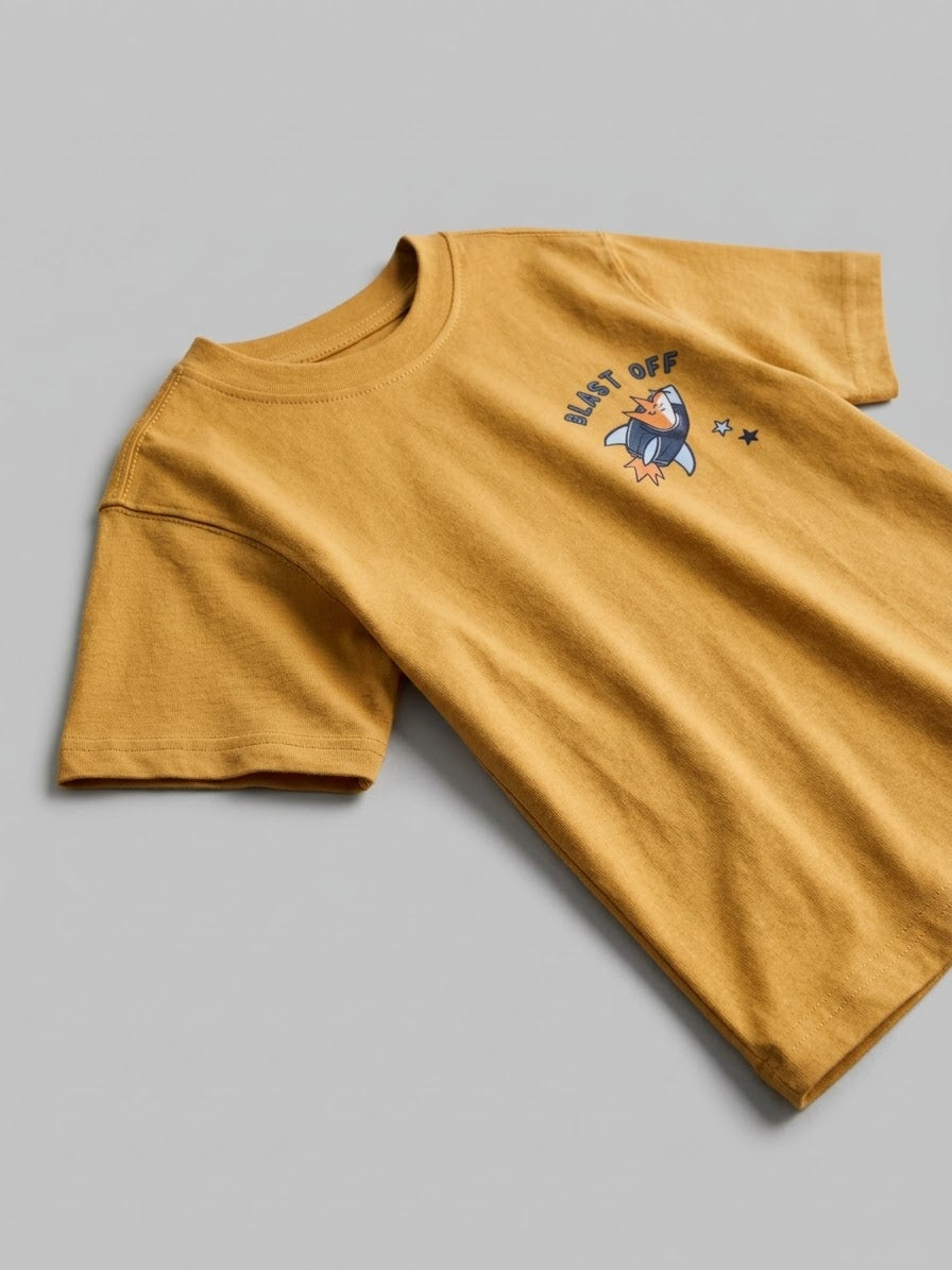 CAMISETA MOSTAZA Blast Off