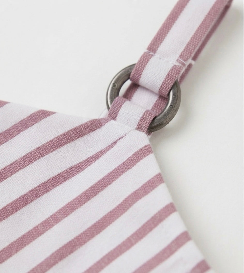 CONJUNTO VINO RAYADO