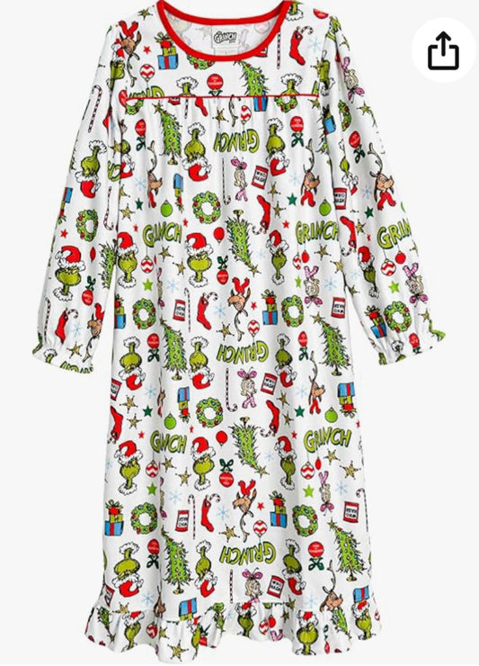 Pijama vestido Grinch