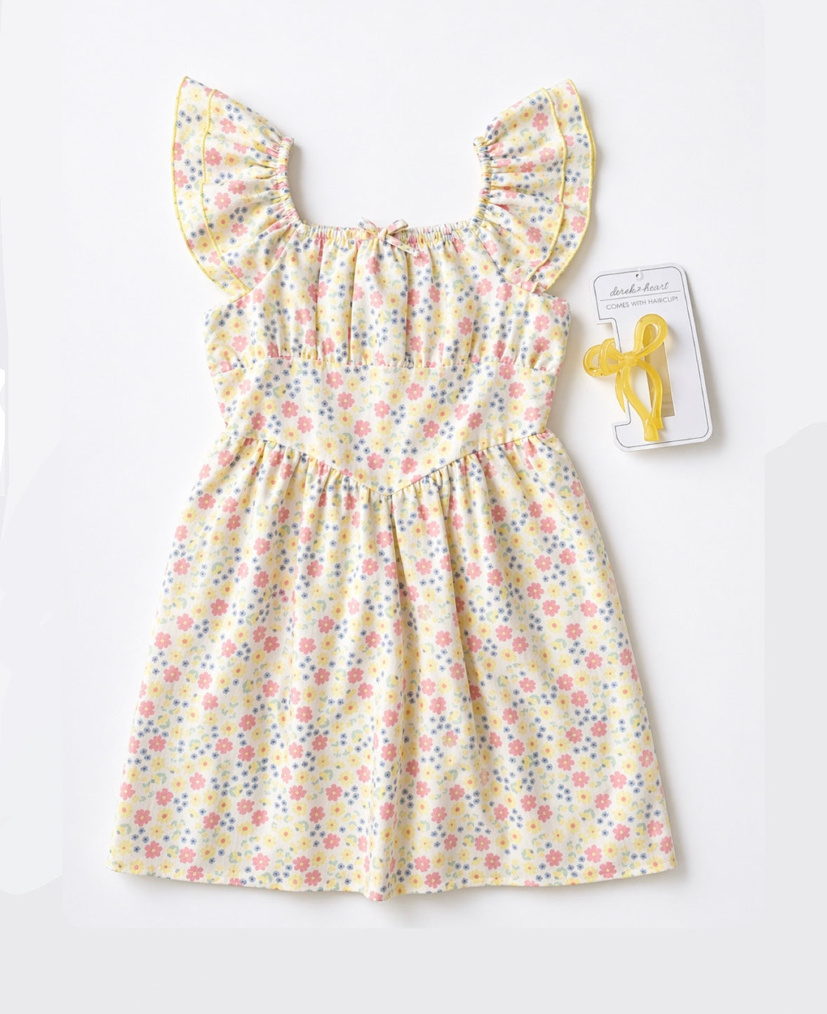 VESTIDO PRIMAVERAL AMARILLO