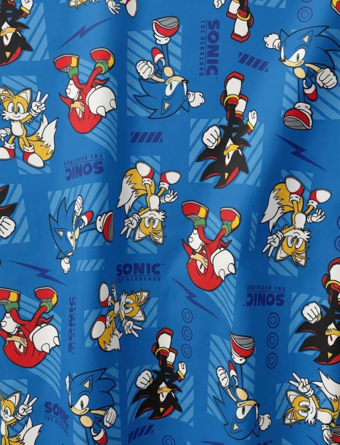 PIJAMA AZUL ESTAMPADA SONIC
