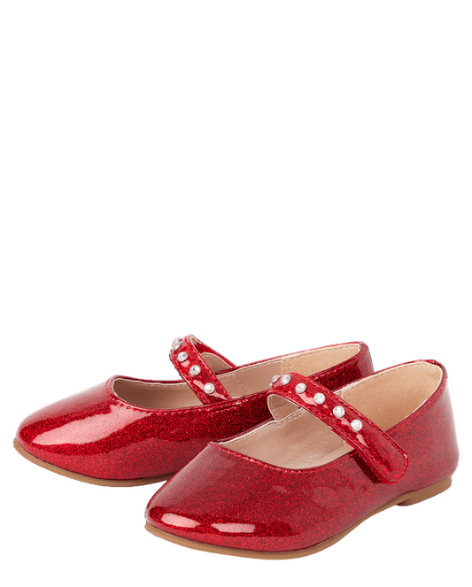 Flats Rojas Destello Correa