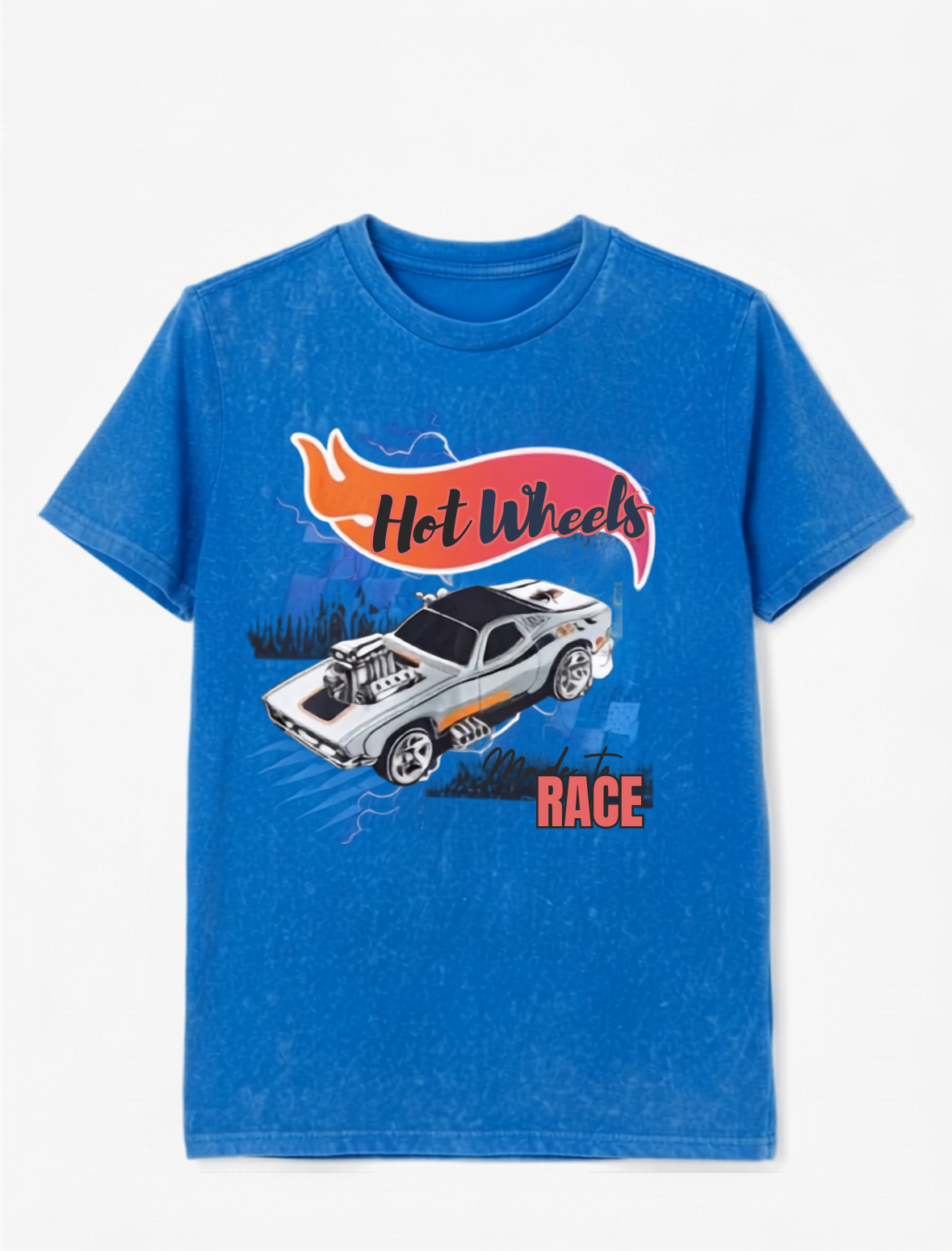 CAMISETA HOT WHEELS AZUL