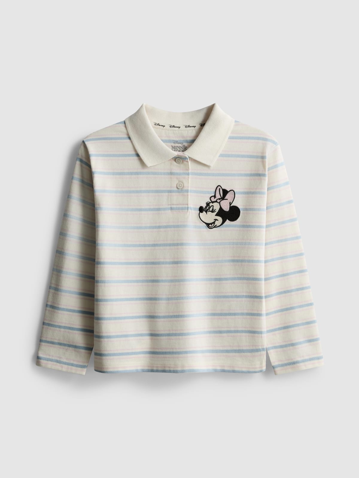 Camisa Cuello Minnie Rayada