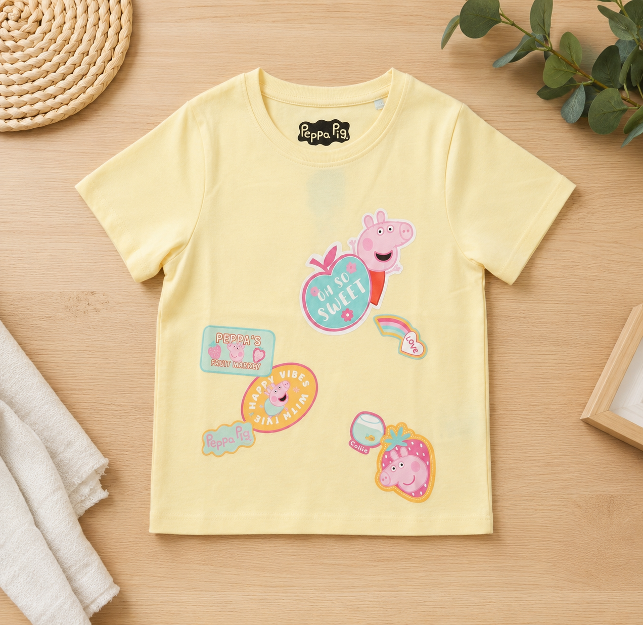 CAMISETA PEPPA PIG AMARILLA