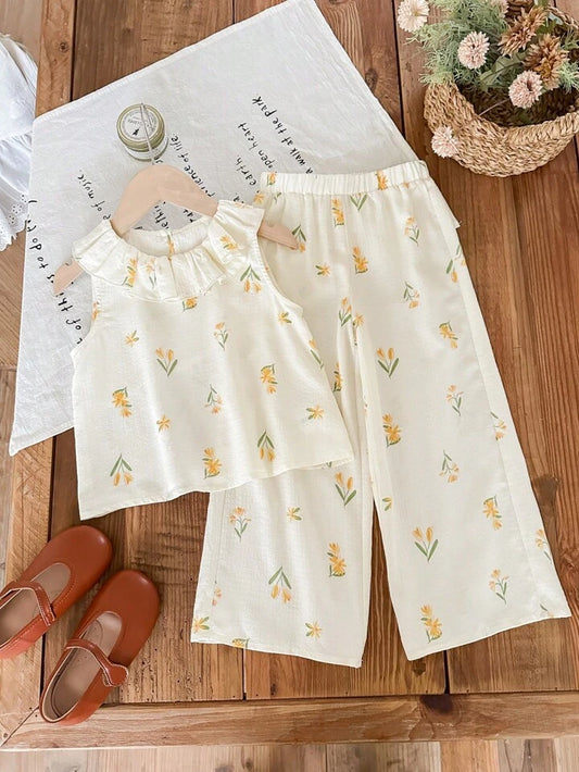 CONJUNTO TULIPANES AMARILLO