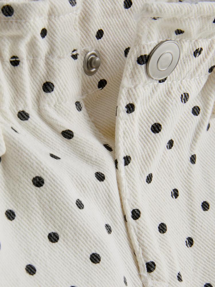 PANTALÓN CON ESTAMPADO DE LUNARES
