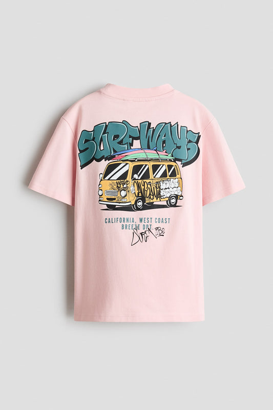 CAMISETA ROSA SURFWAYS