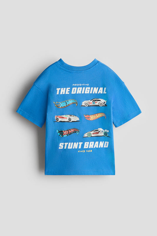 CAMISETA HOT WHEELS AZUL