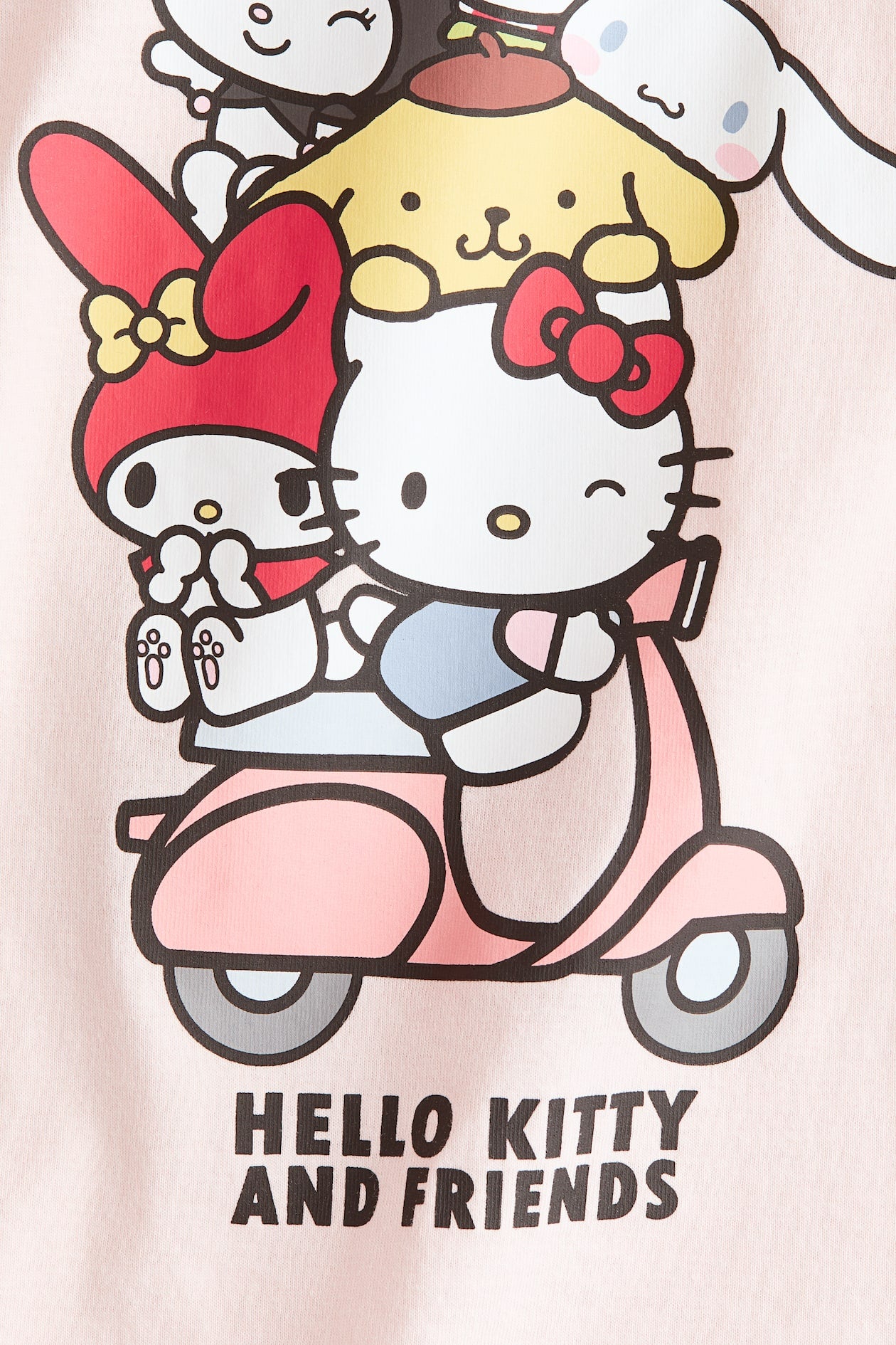 CAMISETAS HELLO KITTY AND FRIENDS ROSA