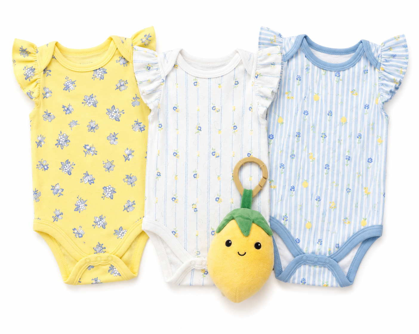 SET DE 3 MAMELUCOS CON JUGUETE
