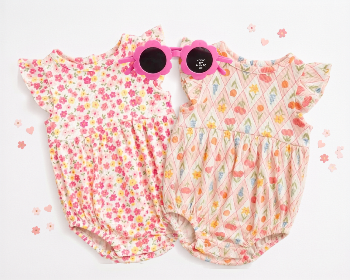 SET DE 2 MAMELUCOS CON LENTES