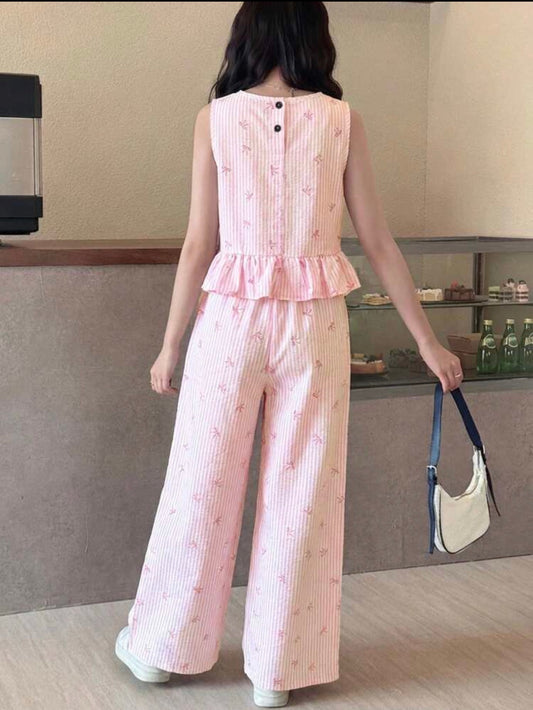 CONJUNTO RAYADO ROSA CHONGUITOS TEEN