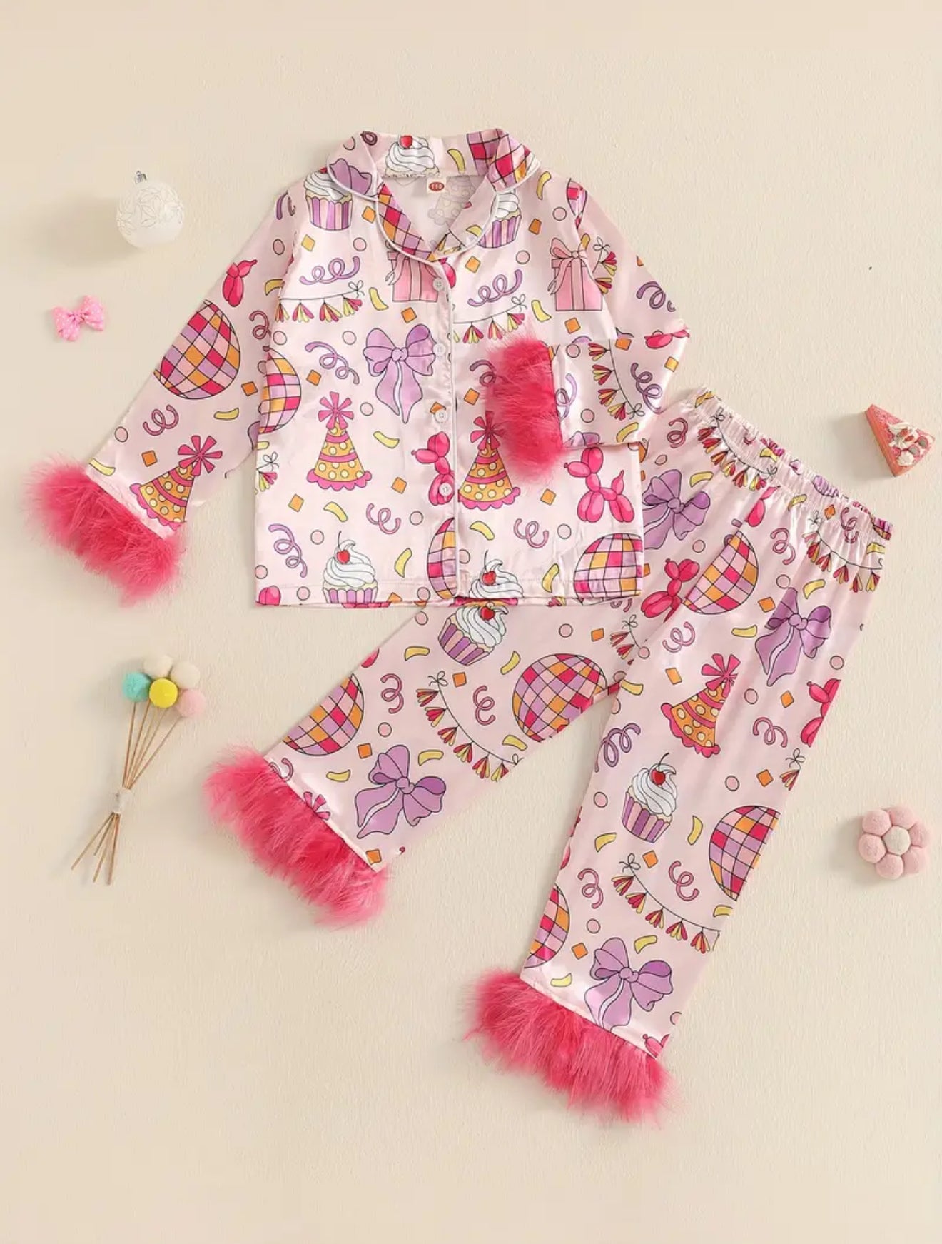 PIJAMA CUMPLEAÑOS NIÑA