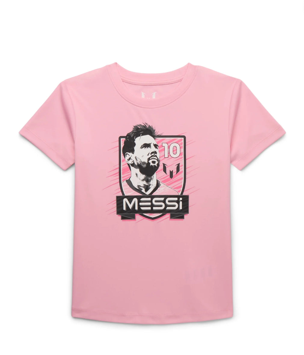 CAMISETA DEPORTIVA MESSI ROSADA