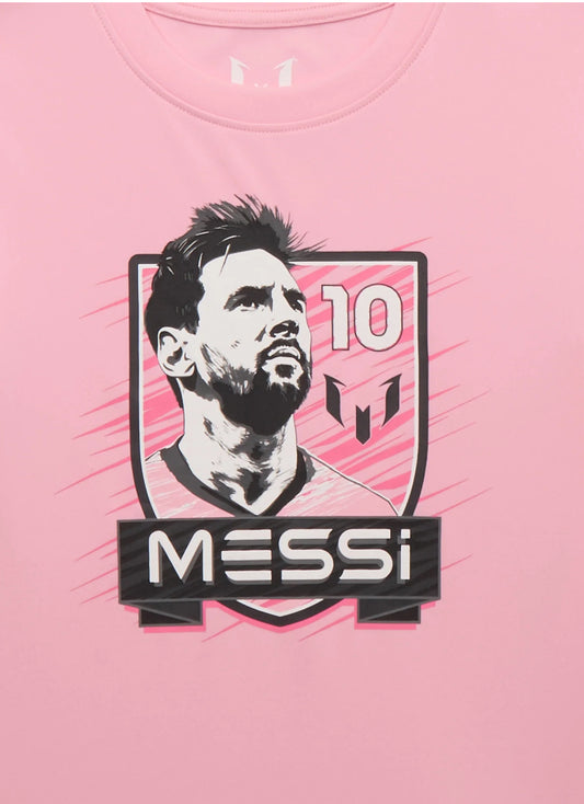 CAMISETA DEPORTIVA MESSI ROSADA