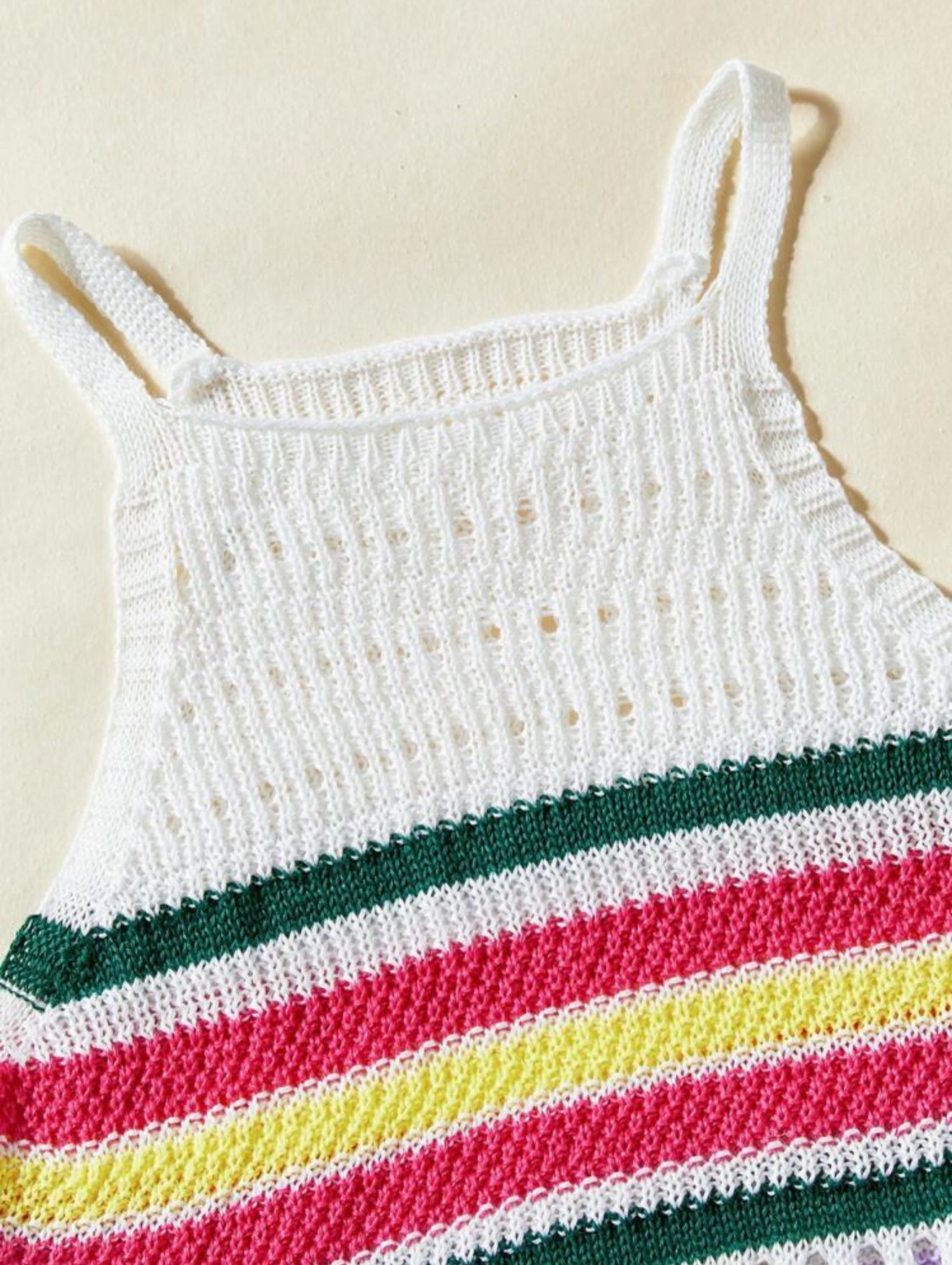 set crochet colorido