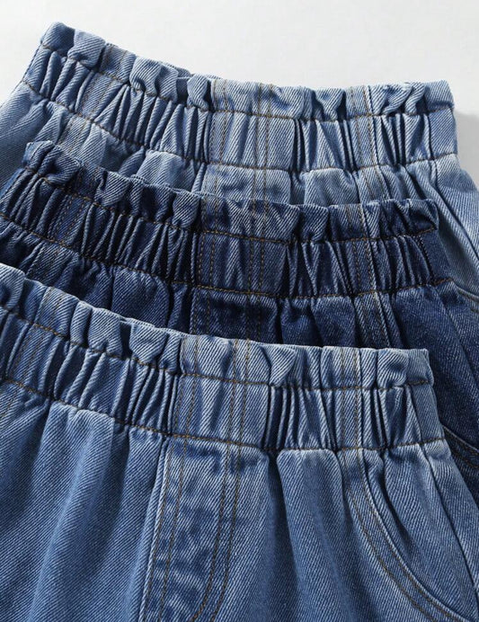 Shorts Denim tricolor