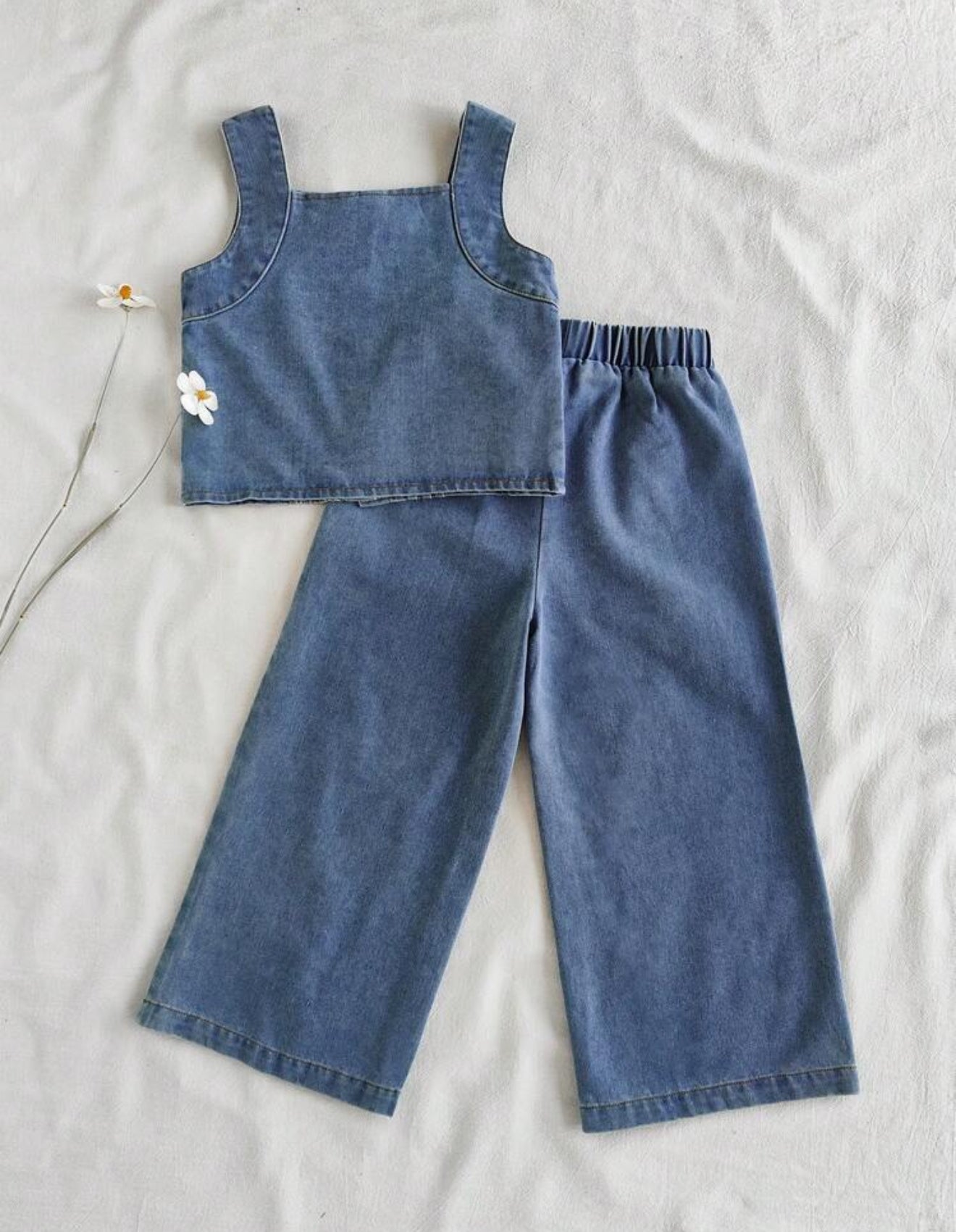 Conjunto pant y vest niña
