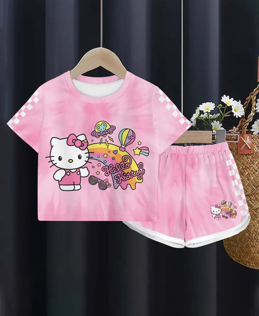Conjunto Sanrio Hello Kitty Rosado
